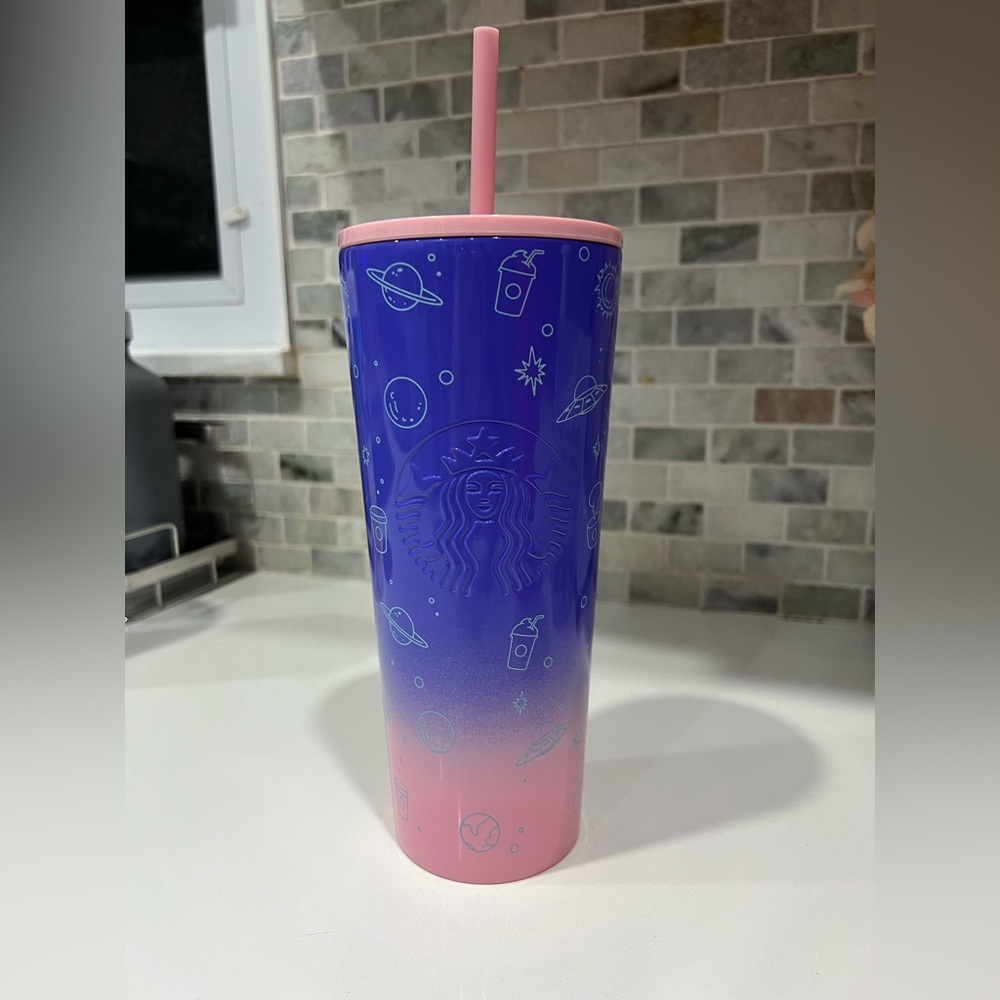 Starbucks  2024 Out Of Space 24oz Purple and Pink Tumbler
